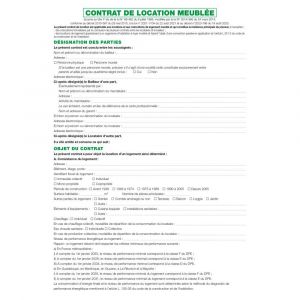 EXACOMPTA Feuilles Contrat de location pour locaux meubl&eacute;s - Blanc