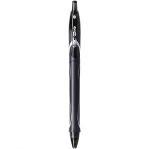 BIC Gel-ocity Quick Dry Stylo roller r&eacute;tractable pointe moyenne - Encre gel noire