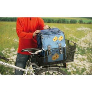 FISCHER Panier de v&eacute;lo 'BIG' pour porte-bagage, noir