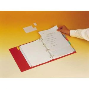 ESSELTE Jeu de pochettes intercalaires 8 positions &agrave; onglets, en polypropyl&egrave;ne 9/100e