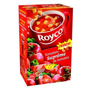 Royco Sachets de soupe Crunchy Supr&ecirc;me de Tomates - 20 sachets