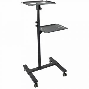 StarTech.com Table Vid&eacute;oprojecteur et Ordinateur Portable - Support Projecteur Robuste (2 &Eacute;tag&egrave;res; max. 10kg chacune) - Ajustable en Hauteur - Chario