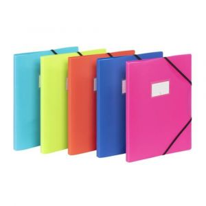 VIQUEL Porte vues 120 vues a4 bleu marine - bleu turquoise - vert - rouge - rose feel'easy