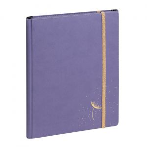 Exacompta Agenda tryptique semainier avec spirales All in One EasyTime - Horizon 20S - 15 x 21 cm - Violet - 2026