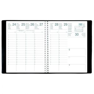 Agenda semainier &agrave; spirales SELECTION - 21 x 27 cm - 2026