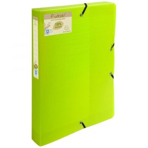 EXACOMPTA Boite de classement Exabox dos 40mm polypropyl&egrave;ne 7/10e Forever&reg; PP - A4 - Vert anis