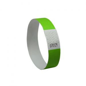 Avery Bracelet d'identification en papier Tyvek 25,6 x 1,9 cm- Lot de 500 - Vert Fluo