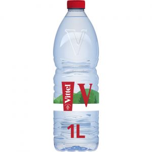 Vittel Eau min&eacute;rale naturelle - Eau plate - Lot 15 bouteilles 1 L