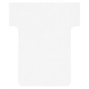 Nobo Fiche T1,5 blanche pour planning - lot de 100