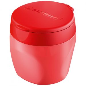 STABILO Taille-crayon avec r&eacute;servoir Woody 3 in 1 - Rouge