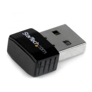 StarTech.com Mini adaptateur USB 2.0 r&eacute;seau sans fil N 300Mb/s - Cl&eacute; USB WiFi 802.11n 2T2R, Sans fil, USB, Ethernet / WLAN, Wi-Fi 4 (802.11n), 300 Mbi