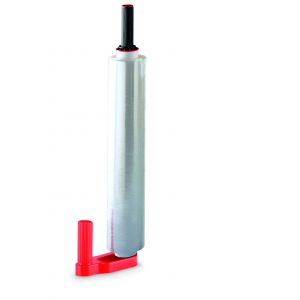 RAJA D&eacute;rouleur manuel de film &eacute;tirable - Pour bobines 45 et 50 cm - Plastique - Rouge
