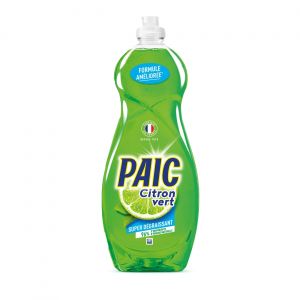 PAIC Liquide vaisselle main concentr&eacute; citron vert - Flacon 750 ml