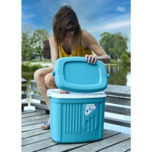 EDA Glacière ICEBERG, 42 litres, bleu clair/blanc