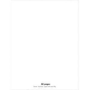 CONQUERANT C9 Cahier piq&ucirc;re 24x32cm 48 pages 90g grands carreaux Sey&egrave;s. Couverture polypropyl&egrave;ne incolore