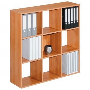 Module bibliothèque multicases Classic -  9 cases - Aulne