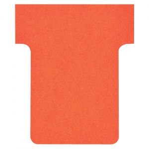 Nobo Fiche T1,5 rouge pour planning - lot de 100