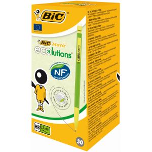 BIC Matic ECOlutions, porte-mines, mine HB de 0,7&nbsp;mm, corps vert