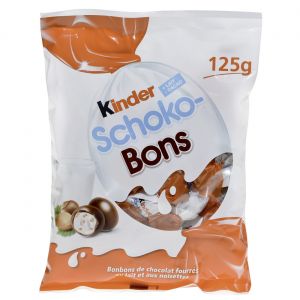 Kinder Schoko-Bons - &OElig;ufs chocolat&eacute; emball&eacute; individuellement - Sachet de 125 g