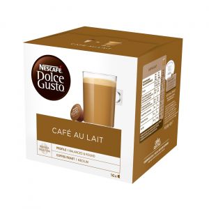 Nescaf&eacute; Dolce Gusto Caf&eacute; au lait - Bo&icirc;te de 16 capsules