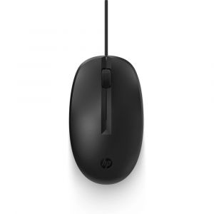 HP Souris filaire 125, Ambidextre, Optique, USB Type-A, Noir 265A9UT