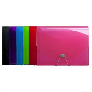 EXACOMPTA Trieur valisette 13 compartiments en polypropyl&egrave;ne IDERAMA PP - 24x32cm - Couleurs assorties