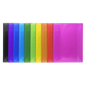 Exacompta Porte vues IDERAMA A4 - Polypropyl&egrave;ne glossy - 60 pochettes - 120 vues - Assortis