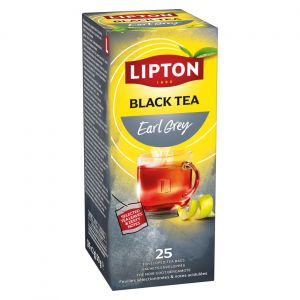 Lipton Feel Good Selection Th&eacute; Noir Earl Grey - 25 sachets fra&icirc;cheur