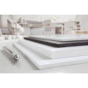 Carton plume Foam Boards, 500 x 700 mm,blanc,10mm