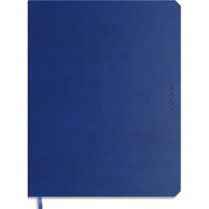 BREPOLS Carnet de KEMPEN blue note l 17 x 22 cm ligné - bleu 5.196.3344.06.6.8