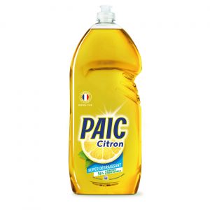 PAIC Liquide vaisselle main concentr&eacute; citron jaune - Flacon 1,5 L