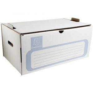EXACOMPTA Container pour boites archives dos 100mm - Blanc