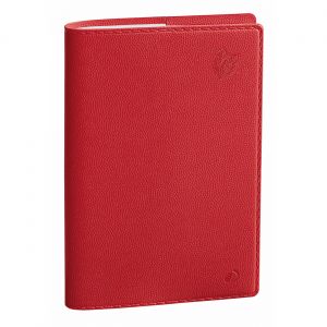 Quo Vadis Agenda semainier Equology Pr&eacute;sident - 21 x 27 cm - Rouge - 2026