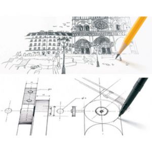 CANSON Papier Bristol, 500 x 650 mm, 180 g/m2, blanc