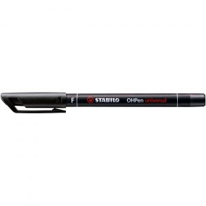 STABILO OHPen universal Stylo-feutre marqueur permanent pointe fine 0,7 mm - Noir
