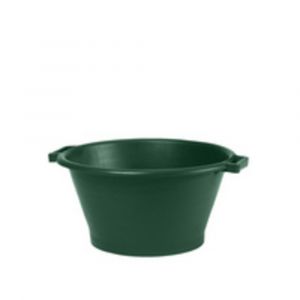 Seau universel, rond, 50 litres, plastique, vert
