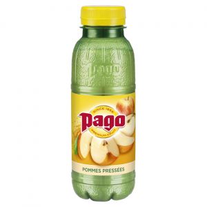 Pago Jus de pommes press&eacute;es en bouteille 33 cl - Lot de 12
