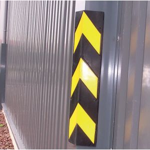 MOTTEZ 2 cornières d'angle jaune/noir