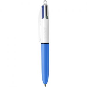 BIC 4 couleurs Mini Stylo bille r&eacute;tractable pointe moyenne 1 mm