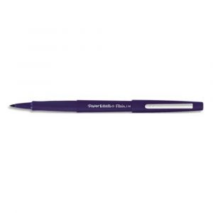 PAPERMATE Stylo feutre Flair Original, pointe M Trait 0,7 mm Bleu Marine