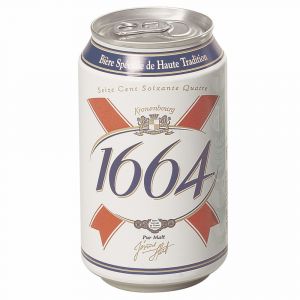 Kronenbourg&reg; Bi&egrave;re 1664  - 33 cl - Lot de 24 canettes
