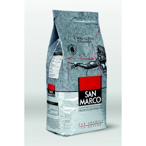 SAN MARCO Caf&eacute; en grains 100% Arabica - Intensit&eacute; 7 - Paquet de 1kg