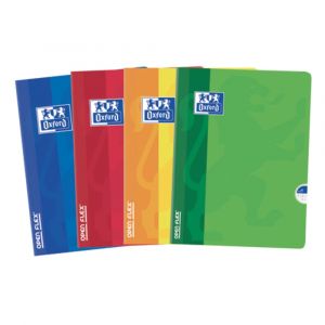 OXFORD Cahier OpenFlex piq&ucirc;re 48 pages grand format 24 x 32 cm grands carreaux Sey&egrave;s. Couverture polypro