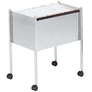 Durable ECONOMY, chariot pour dossiers suspendus, A4, capacit&eacute; de 80&nbsp;dossiers, acier, 66&nbsp;x&nbsp;37&nbsp;x&nbsp;59&nbsp;cm, gris