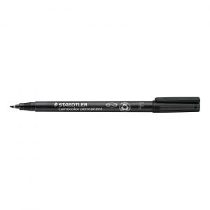 Staedtler Lumocolor Marqueur permanent Lumocolor 318 pointe ogive fine 0.6 mm - Noir