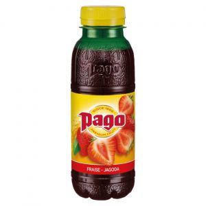 Pago Jus de fraises bouteille 33 cl - lot de 12