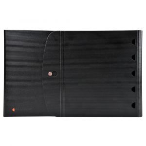 EXACOMPTA Classeur de pr&eacute;sentation Exashow en polypropyl&egrave;ne 4 anneaux 30mm Exactive&reg; - A4 - Noir