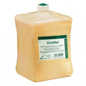 DEB Cartouches savon d'atelier végétal Debflor 4 L, lot de 4