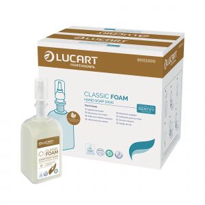 LUCART Cartouches savon mousse Lucart 1 L parfum floral, lot de 6
