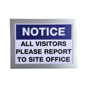 EXACOMPTA Pochette d'affichage magn&eacute;tique A5 - Argent